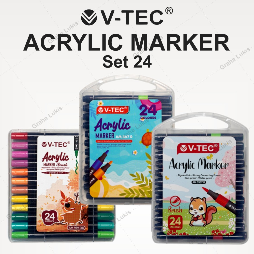 

V-TEC MARKER ACRYLIC SET 24