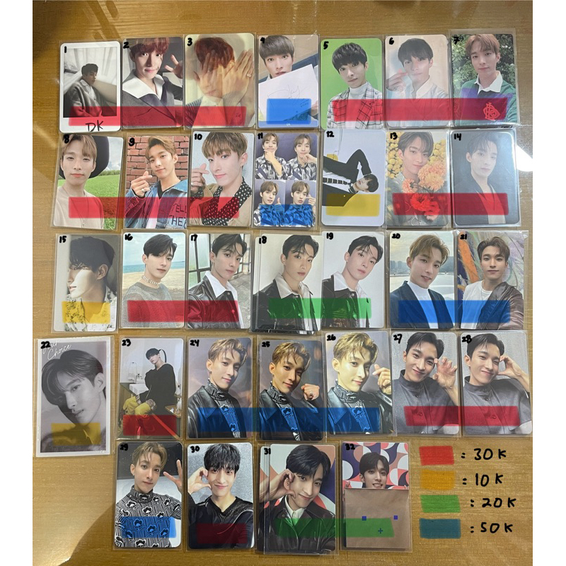 PHOTOCARD PC SEVENTEEN SVT DK DOKYEOM