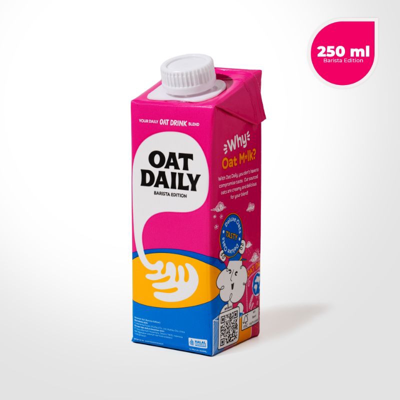 

OAT DAILY Oat Milk Barista Edition 250ml (1 Pcs) | Pocket Friendly