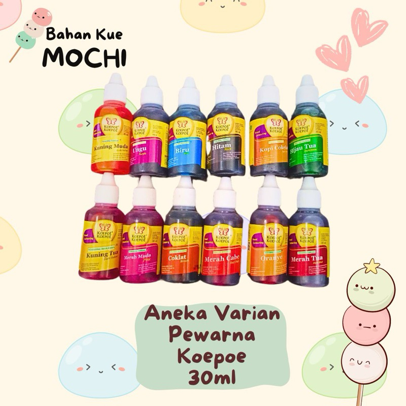 

Pewarna Koepoe All Varian 30ml / Aneka Pewarna Koepoe Koepoe 30ml