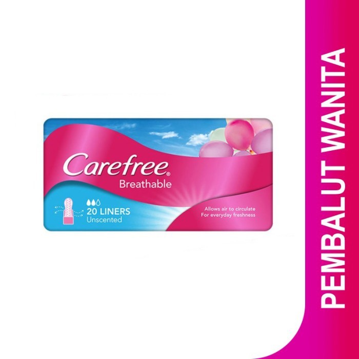 CAREFREE BREATHABLE UNSCENTED / PANTYLINER