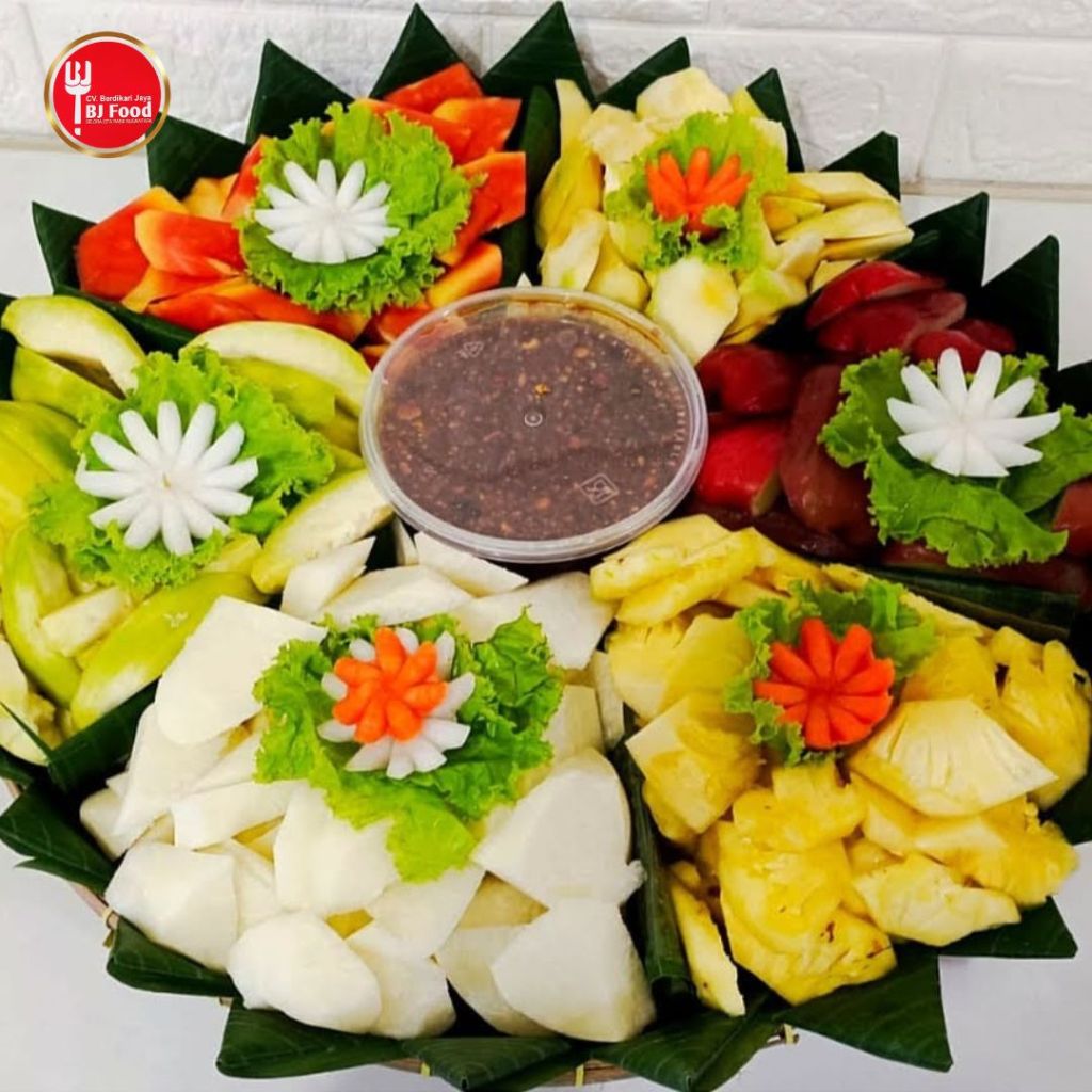 Tampah Rujak/Rujak Tampah/Tampah Buah 10 porsi/BjFood Cake