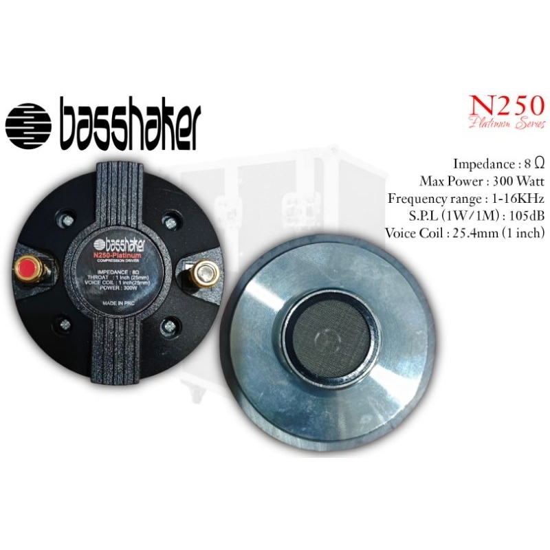 Tweeter Basshaker PLATINUM SERIES N250 - DRIVER RCF N 250