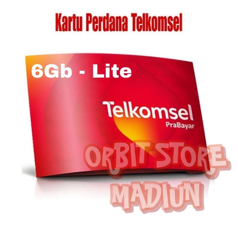 Perdana Telkomsel Internet Lite 6gb