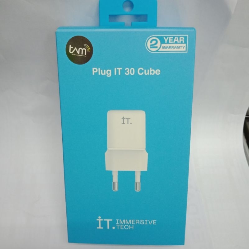 IT plug 30 watt wall charger (white)