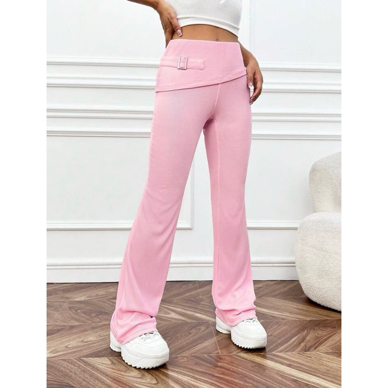 Shein Celana Kulot Soft pink