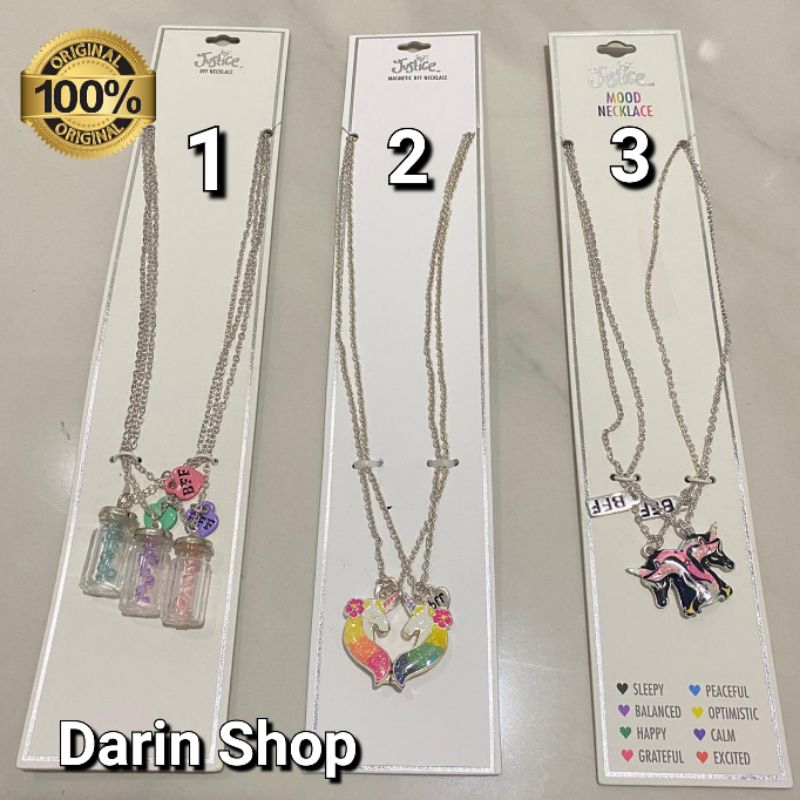 KALUNG BEST FRIEND FOREVER BFF JUSTICE NECKLACE