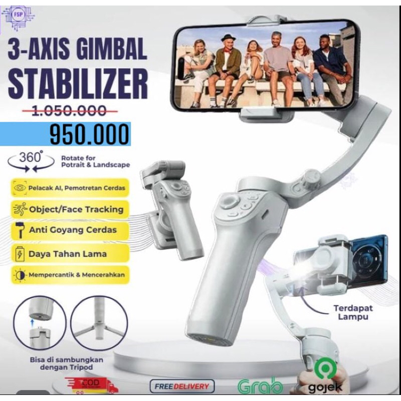 Gymbal Stabilizer HP 3 AXIS Pro. Garansi 1 Tahun