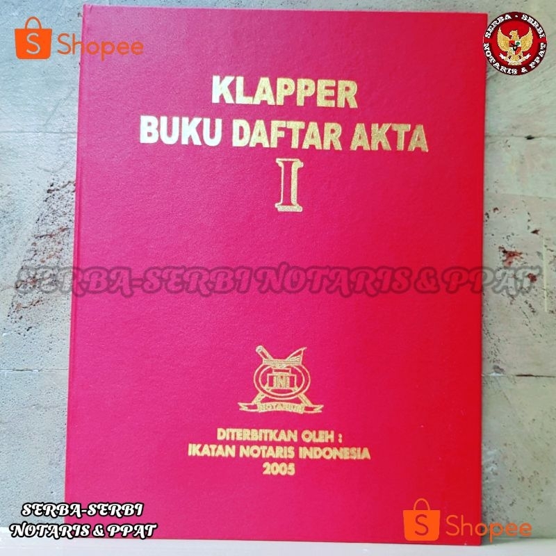 

Buku klapper daftar akta abjad huruf I