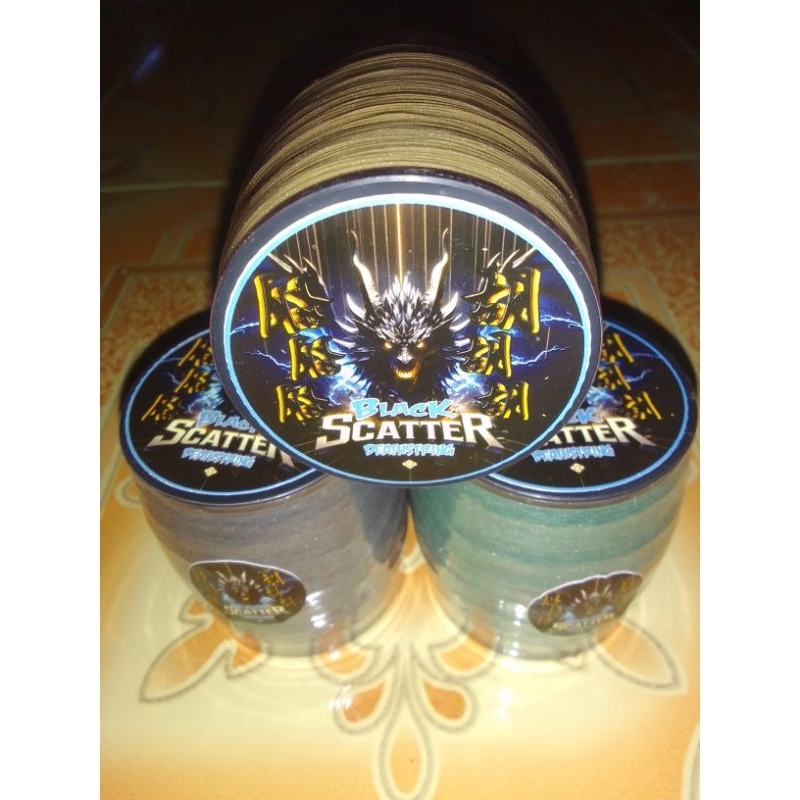 Gelasan BLACK SCATTER  senar mati super tajam 020