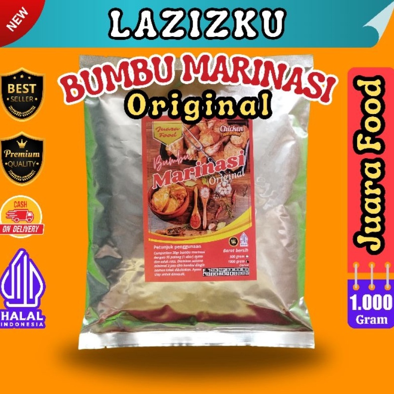 

Terlaris Bumbu Marinasi fried chicken juara food 1 kg premium original