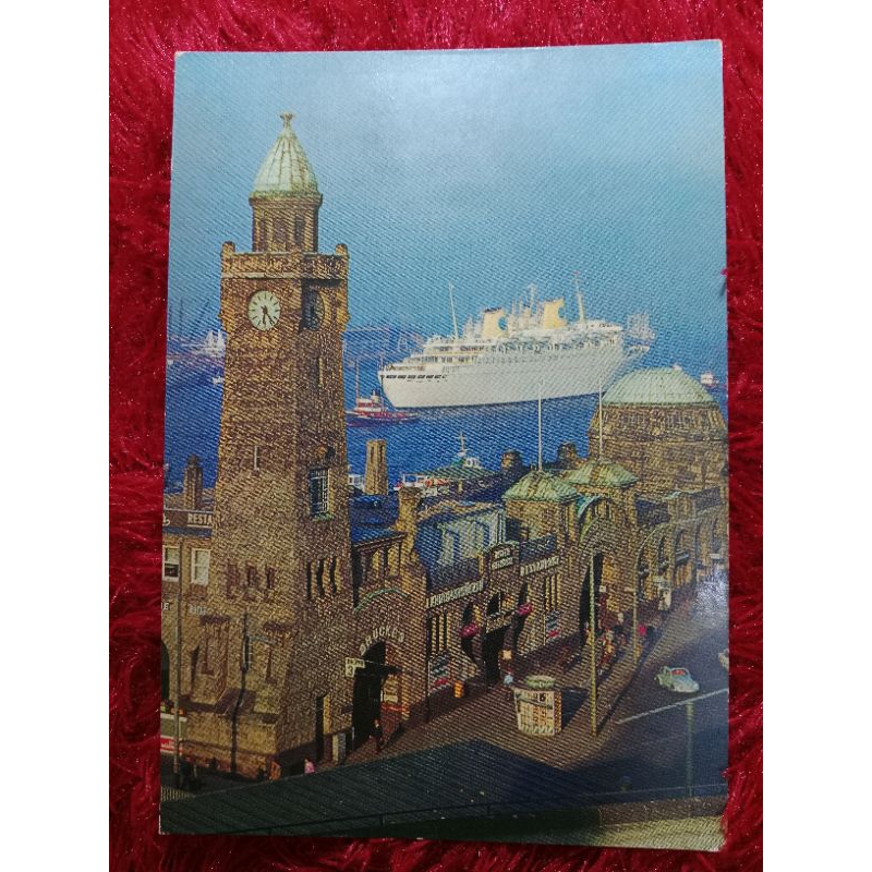 

Post Card Jerman MS Kungshlom Hamburg UN USED