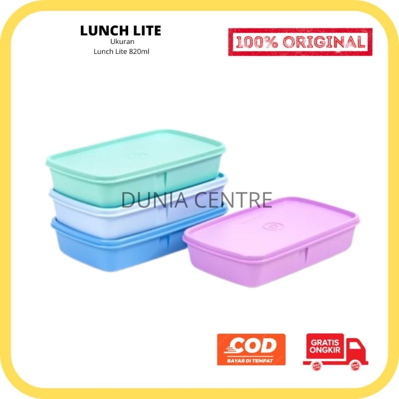 PROMO TUPPERWARE TEPAK MAKAN LUNCH LITE ORIGINAL