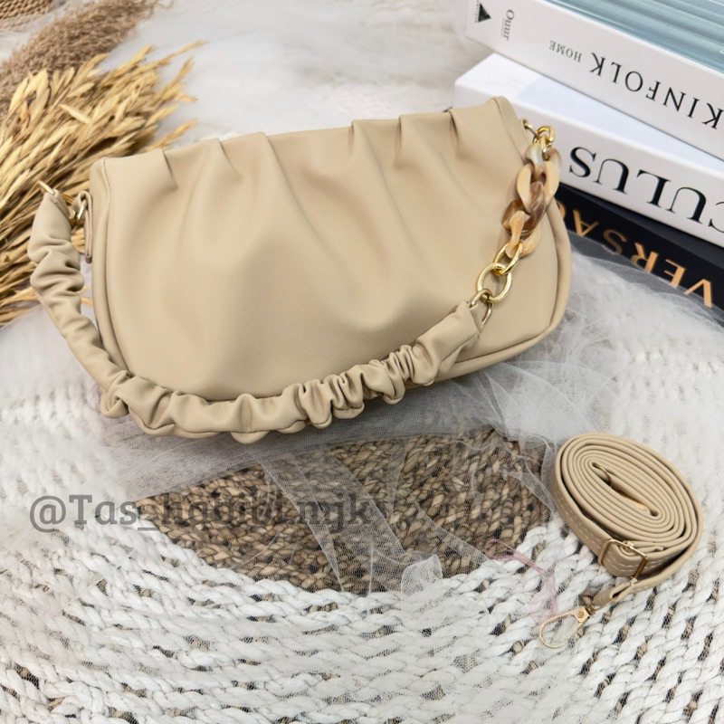 ( Tersedia 2 Tali ) Tas Bahu & Selempang Wanita Bahan Cocoli Premium - New Model Tas Selempang Wanit