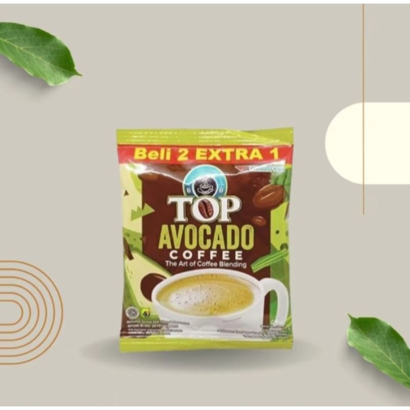 

TOP COFFEE AVOCADO 1 RENCENG IAI 15 PCS