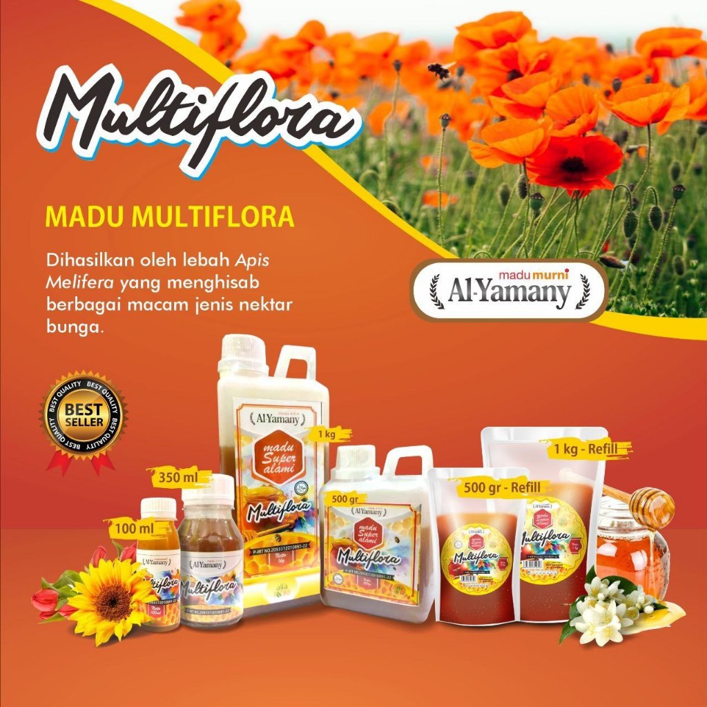 

Madu Multiflora Al-Yamany 500gr