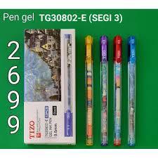 

[SATUAN] PEN TIZO GEL 0,5MM LANCAR MURAH COCOK UNTUK SEKOLAH DAN KANTOR