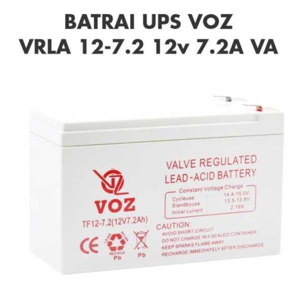BATERAI UPS VOZ VRLA 12V-7.2A