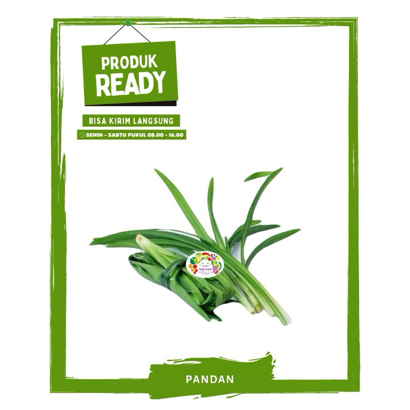 

Daun Pandan / Sayur Sayuran Segar Ready On Mallahrizwa