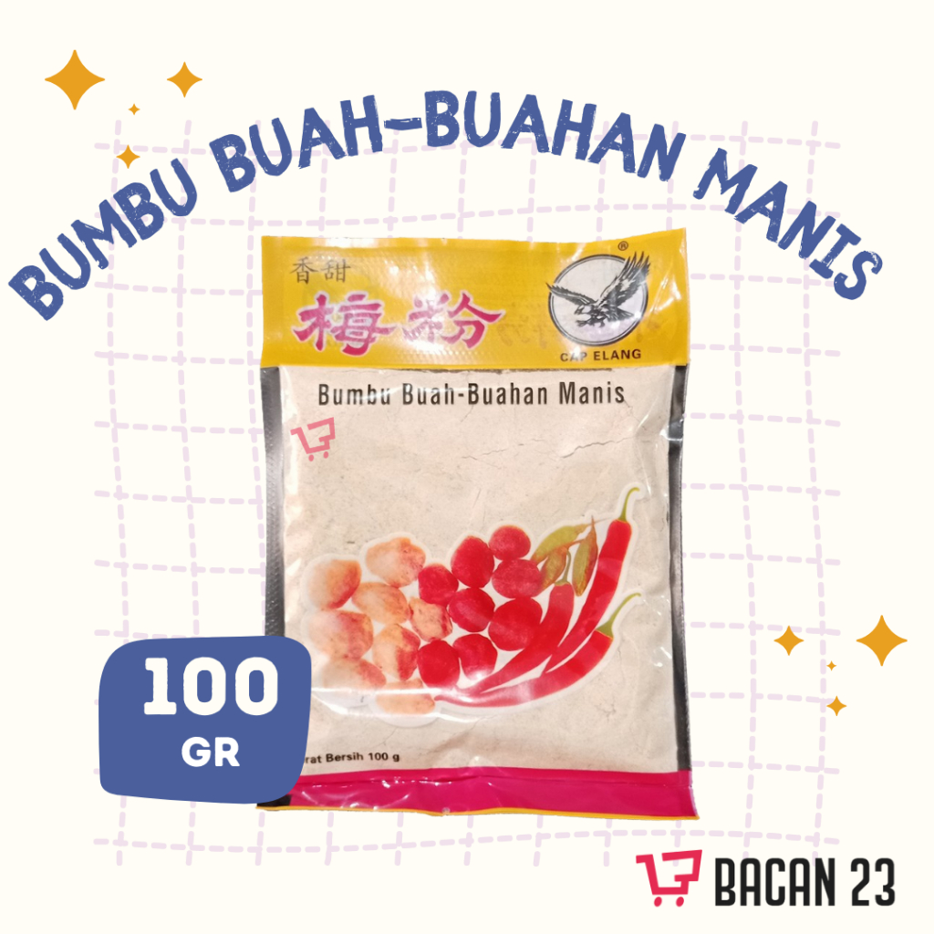 

Bumbu Buah-Buahan Manis Cap Elang (100 gr) Bumbu Buah Kiamboy