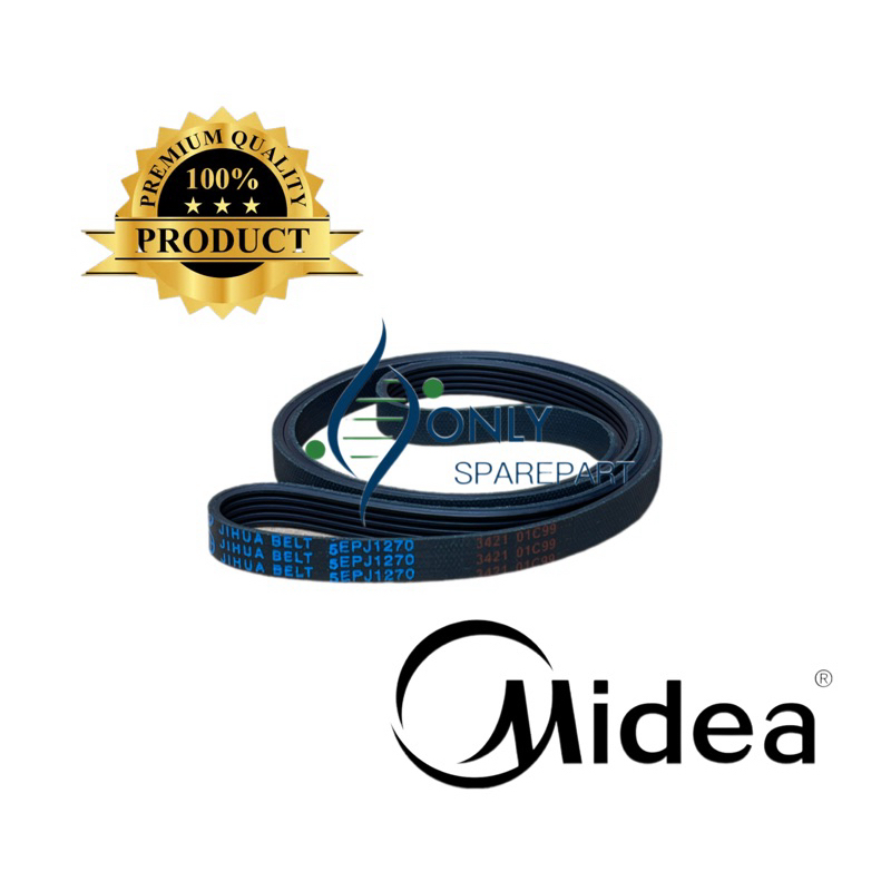 Fan belt Vanbelt V belt 5EPJ1270 Dryer Mesin Cuci Midea