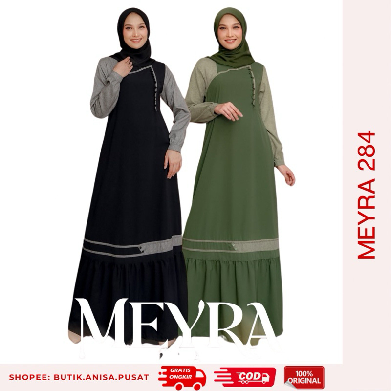 PUSAT - SEPLY Gamis Meyra 284 Black Green