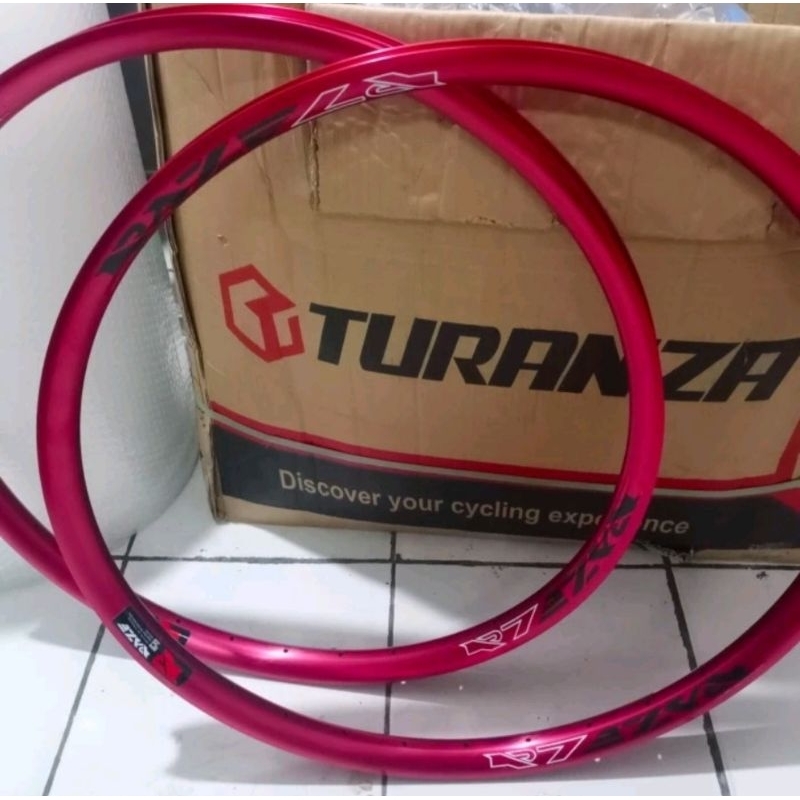 Velg rim Raze 27.5 in 32H Hole Double woll sepeda gunung mtb