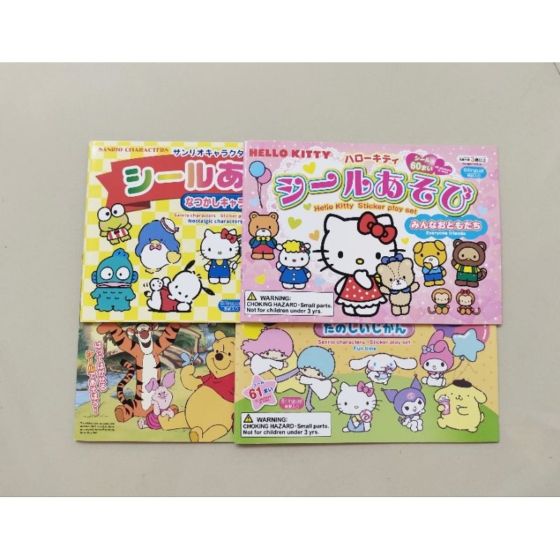 

Buku Stiker Play Set Sanrio Disney Pooh Kitty