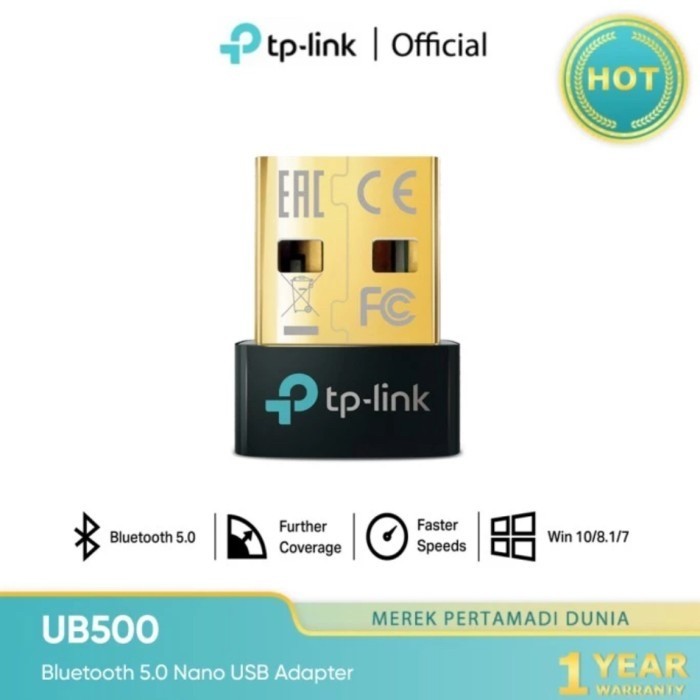 UB500 TP-LINK Bluetooth Adapter TP Link UB500 Bluetooth 5.0 Nano USB - TPLink UB 500