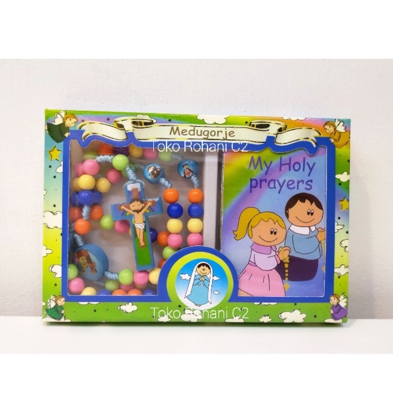 Rosario Anak Misioner 30cm - Rosario Anak - Rosario Misioner - Kalung Rosario