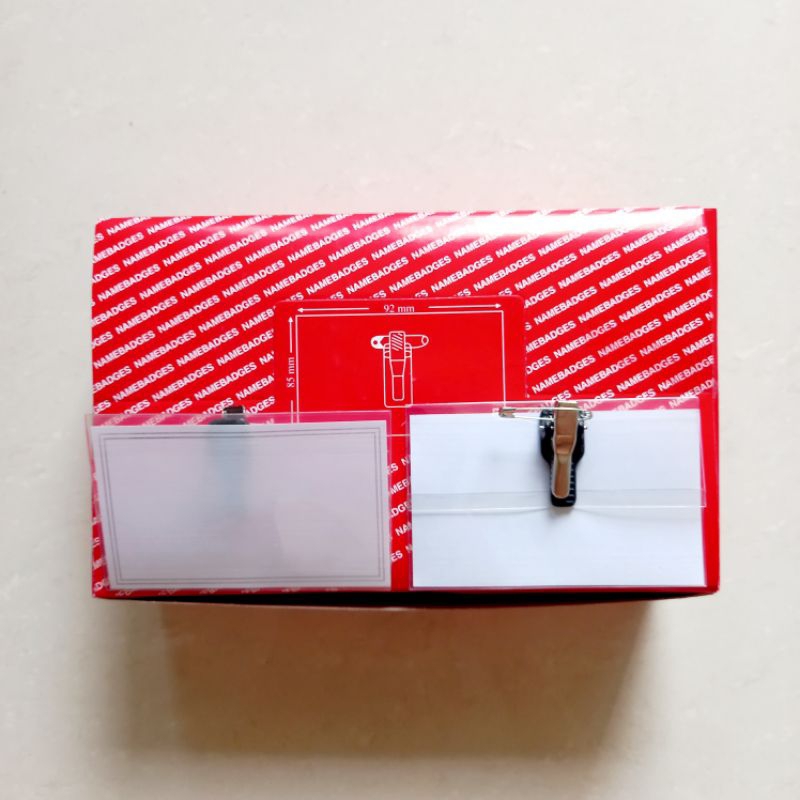 

[ MURAH PACK ISI 50 ] Id Card Name Tag Multi No. 101 Nametag Tebal Murah