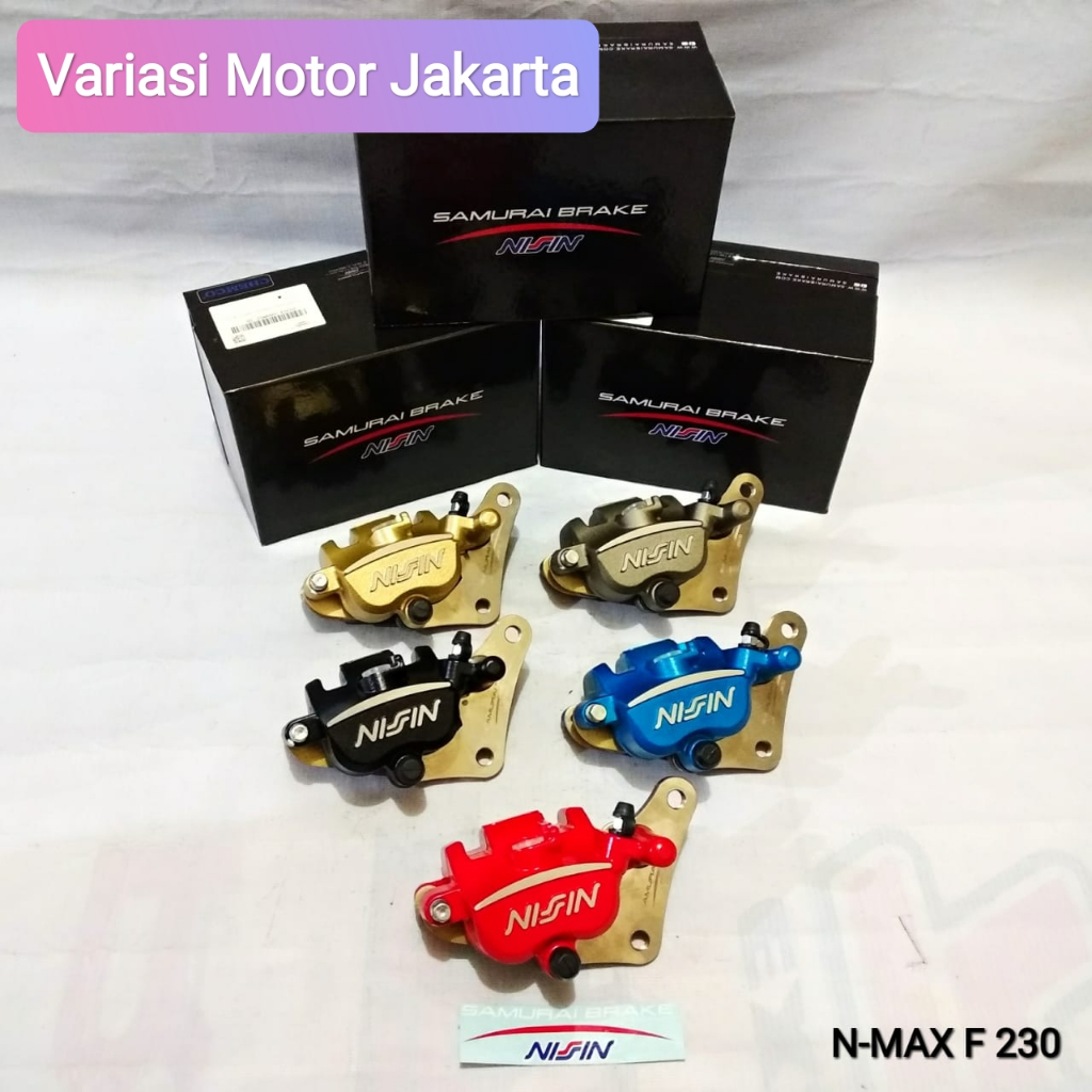 Kaliper Depan NMax 155 Aerox 155 Nissin Samurai 2 Piston