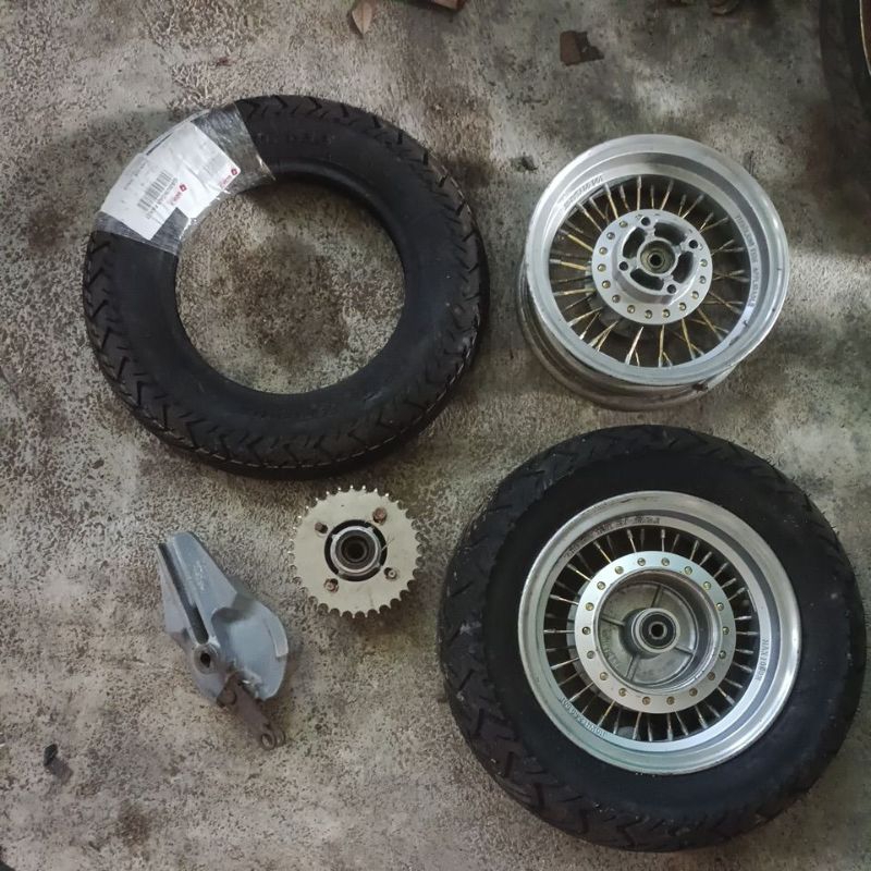 velk velg monkey gorilla trail mini moto gorila monki r ring 10 almunium alminium set tromol karisma