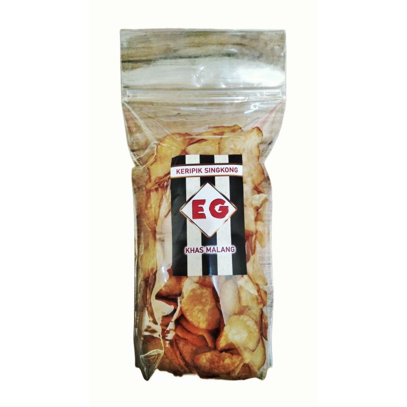 

Keripik singkong EG asli malang / Kripik singkong Cap EG khas malang kemasan 330 gr