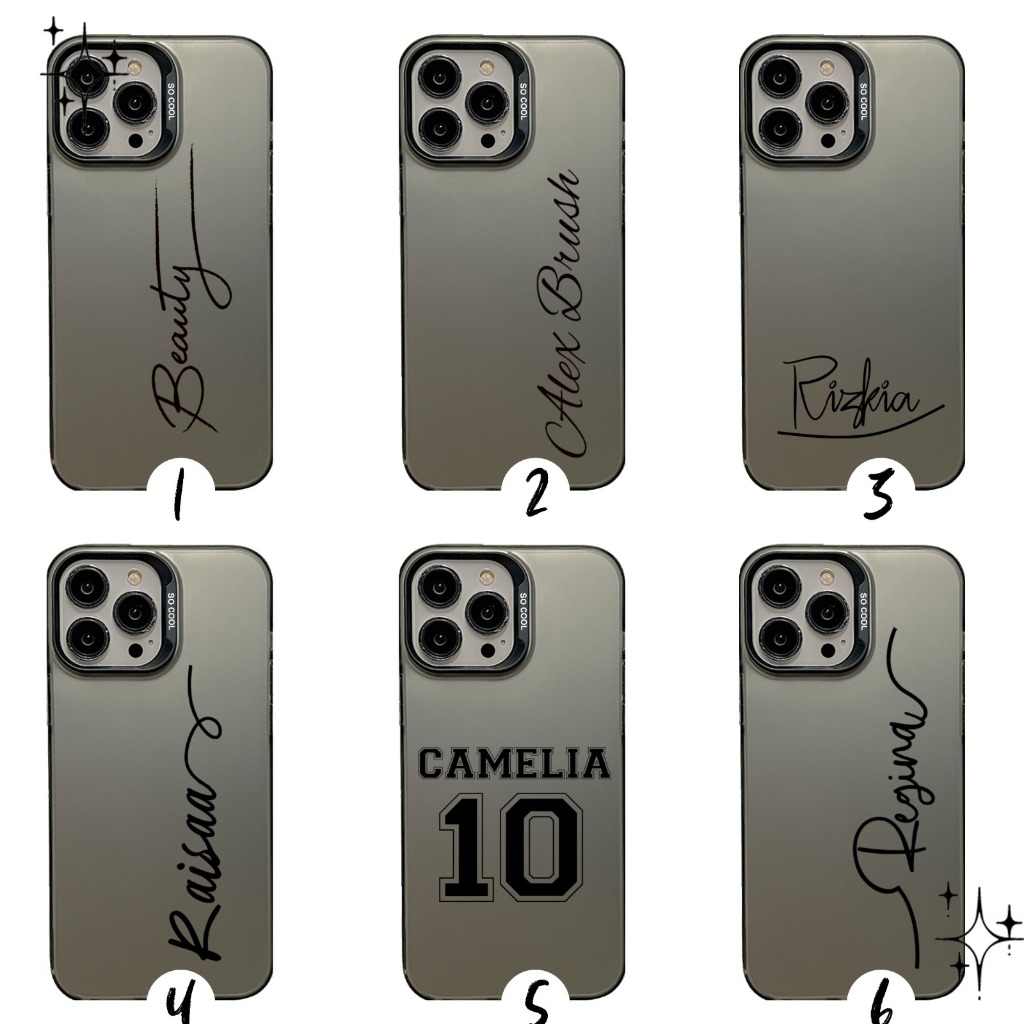 For iPhone - Matte Hard Case - Premium Case Custom Nama