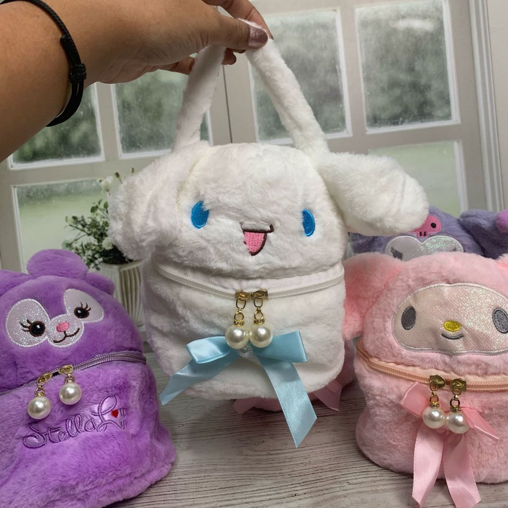 

Tote Bag Motif Sanrio Bulu MN 1265 - style fashion tas bungkus hadiah kado sovenir ulang tahun acara