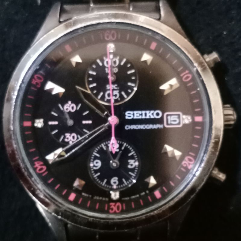 jam Seiko 7T92 0RC0 movt 7T92A Normal bekas full original