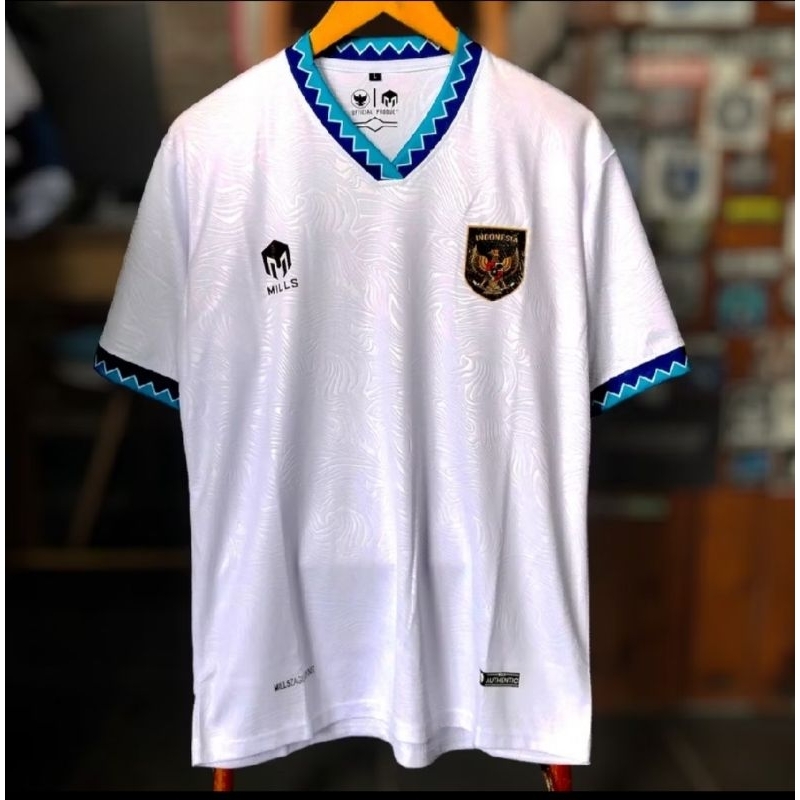 jersey timnas MILLS putih away
