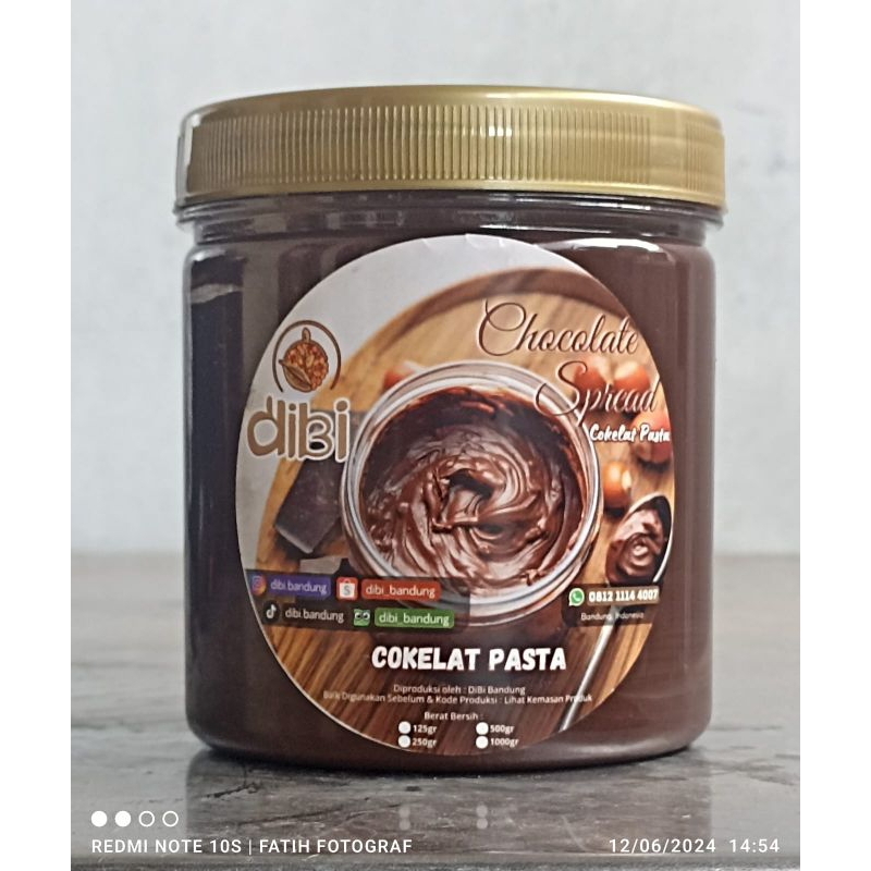 

DiBi Cokelat Pasta - 500gr (selai pasta cokelat)