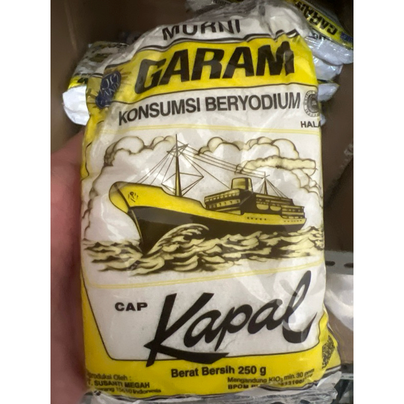 

garam cap kapal 250gr