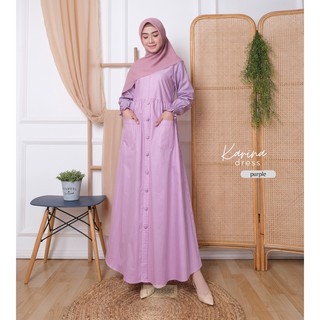 KUPNAD Gamis katun toyobo Salur - Karina Dress Purple