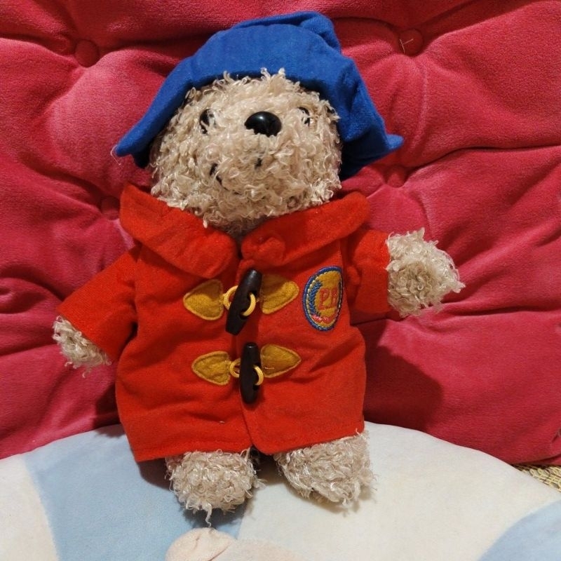 boneka teddy Paddington kostum inisial PB kecil ori