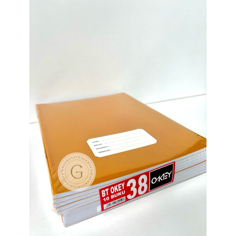 

BUKU TULIS OKEY 38 1 PACK ISI 10 MURAH