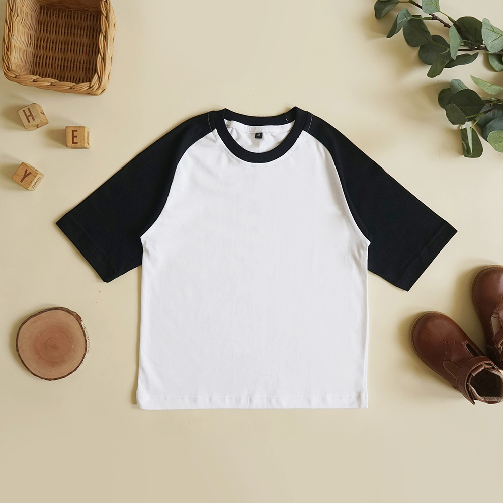 Heykenes Kaos Raglan 3/4 Anak Cotton 30s