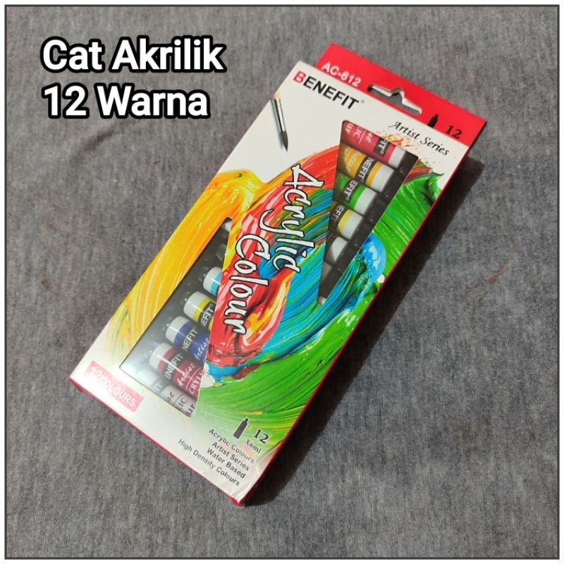 

Cat Akrilik BENEFIT 12 Warna