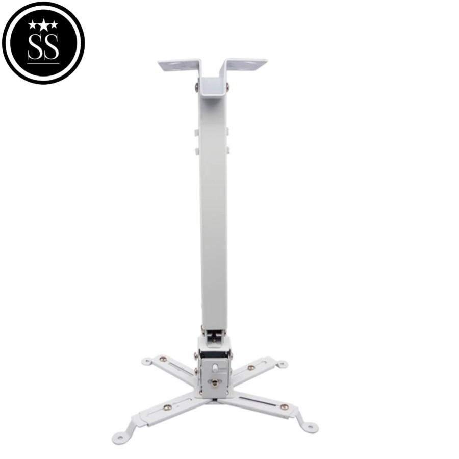 Bracket LCD proyektor warna putih /bracket projector