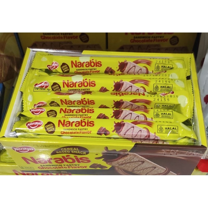 

Naraya Narabis sandwich snack pastry milk / choco flavor 360gr