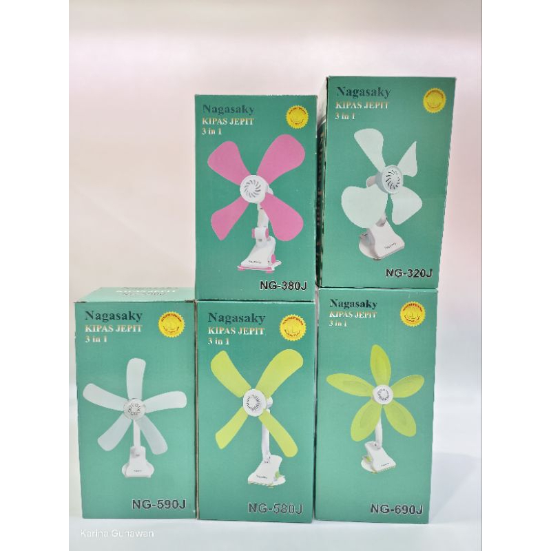 Kipas Angin Jepit 4/5/6 BALING NAGASAKI //KIPAS ANGIN JEPIT ANGIN KENCANG//KIPAS ANGIN LOW WATT