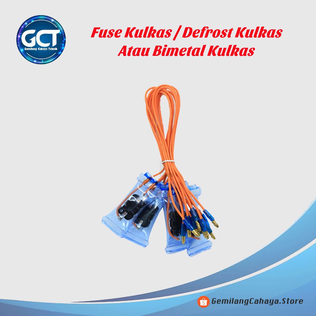 Fuse Kulkas / Defrost Kulkas Atau Bimetal Kulkas (ORANGE)