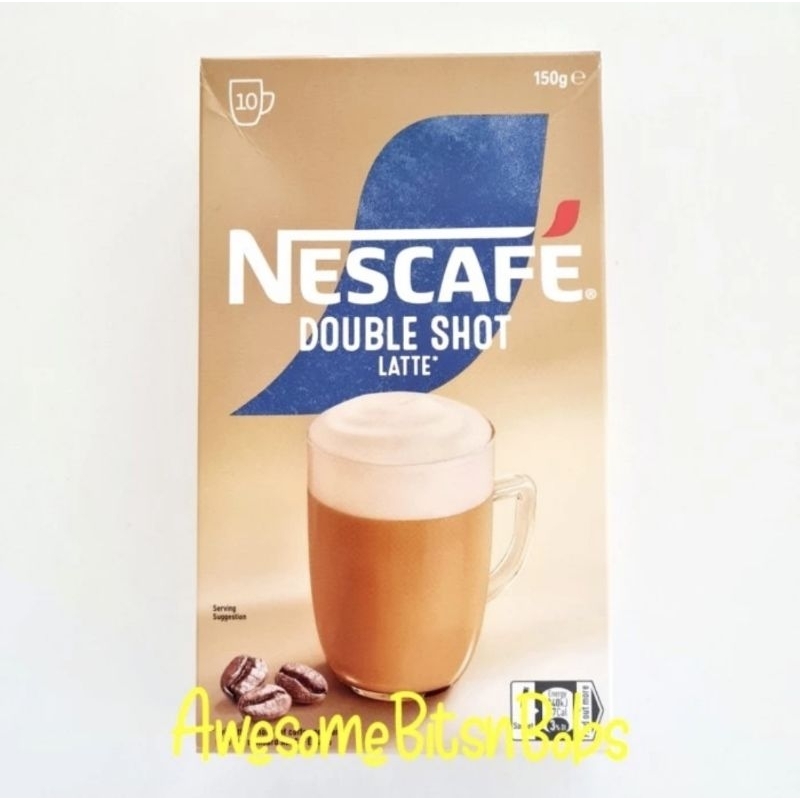 

Nescafe Australia Double Shot Latte Coffee 10 Sachets